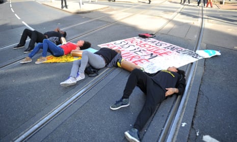 Activists in Nottingham shut down part of the city centre tram and bus network during the Black Lives Matter protest on 5 August.