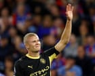Crystal Palace v Manchester City: Premier League – live