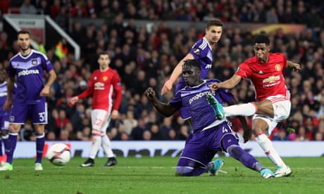 Manchester United 2 1 Anderlecht 3 2 Agg Europa League Quarter Final As It Happened Football The Guardian