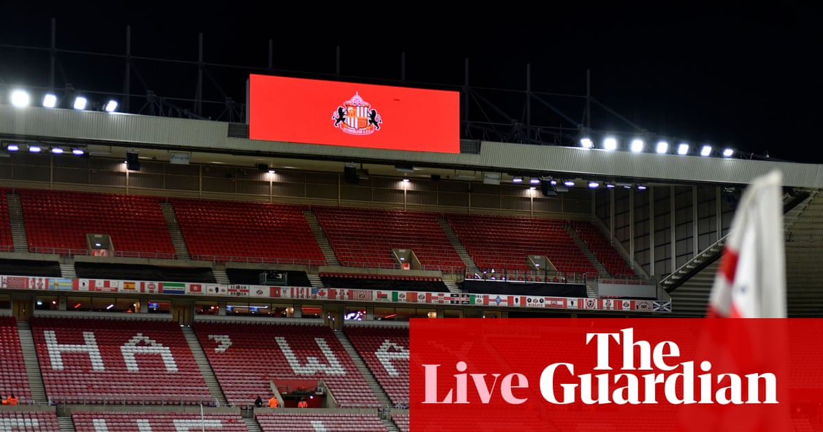 Sunderland v Manchester City: Premier League – live
