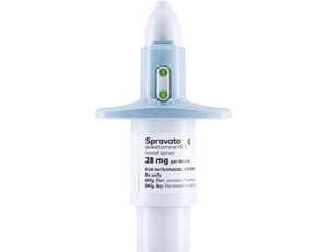 Spravato was approved by the US Food and Drug Administration for patients with hard-to-treat depression.