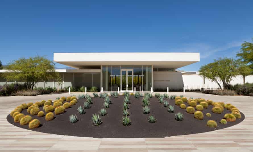 Entrance to Sunnylands visitor centre, Rancho Mirage, California, USA.