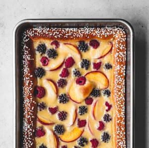 Edd Kimber's creme fraiche brioche fruit tart.
