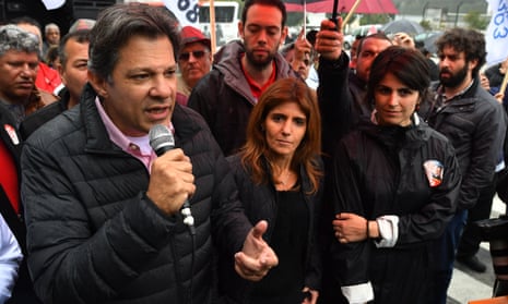 Fernando Haddad is running to be vice-president under the incarcerated former president Lula. He is expected to soon take over as a presidential candidate.