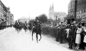 A 1921 protest against the Trianon treaty