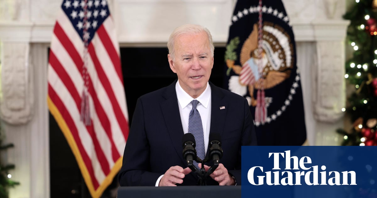 'It's just a cold': Biden explains coughing during speech – video