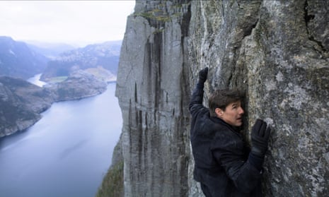Tom Cruise as Ethan Hunt in Mission: Impossible – Fallout. He broke his ankle while making the film.