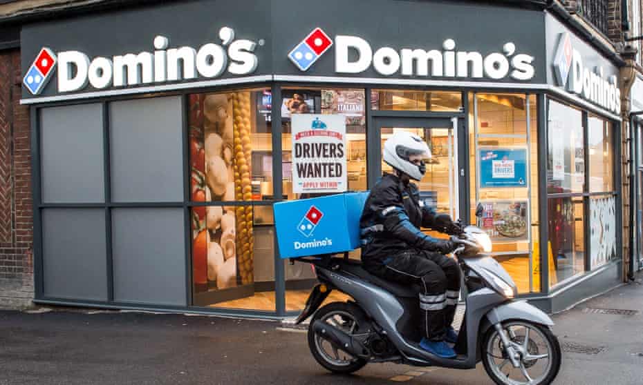 Domino's Pizza delivery motorbike