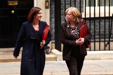 Bridget Phillipson, the Labour chair and minister for women and equalities, and Angela Smith, the leader of the Lords.