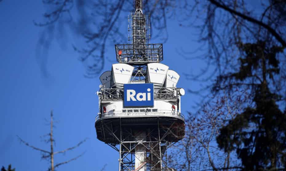 Rai tower is pictured in Eastern Milano