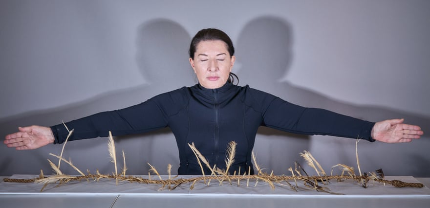 Revelation … Marina Abramović with a 19th-century witch's ladder.
