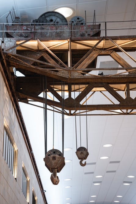 Turbine Hall B has original ceramic tiles and a rusty crane.