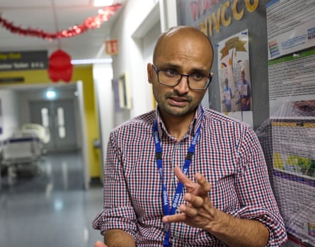 Dr Rajhan is one of 18 respiratory consultants who works on the respiratory ward.