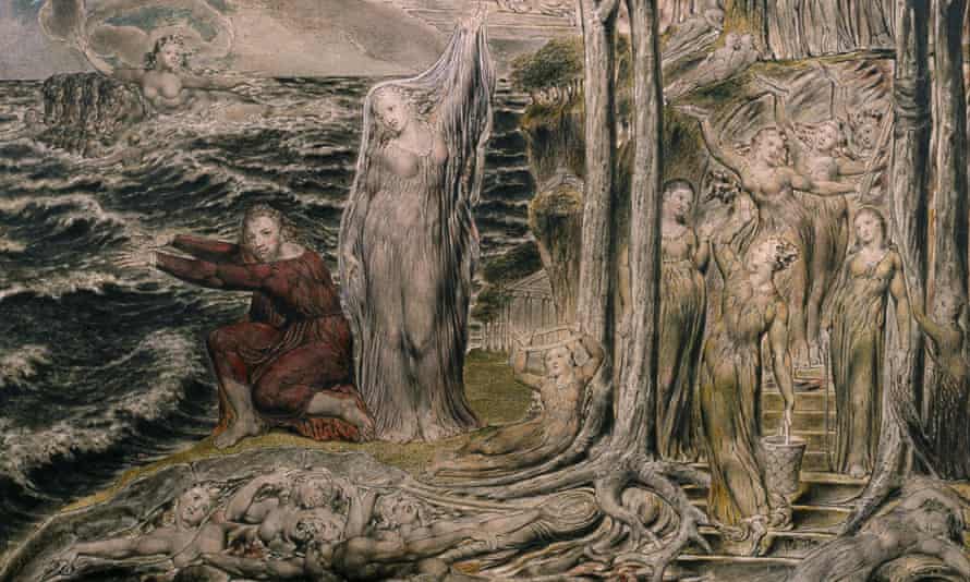 Detail from The Sea of Time and Space (Vision of the Circle of the Life of Man).