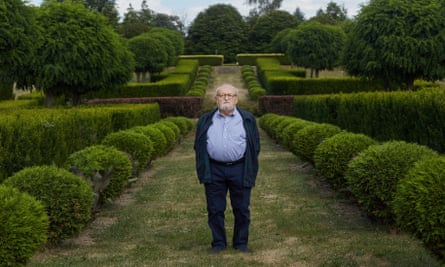 Krzysztof Penderecki (1933-2020) dans son jardin de Lusławice, 2019.