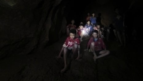 Rescuers find Thai boys who were trapped in cave for nine days – video