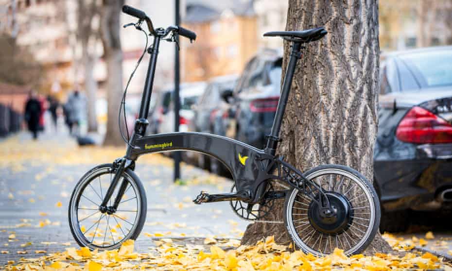 hummingbird the world s lightest and possibly sexiest folding electric bike motoring the guardian