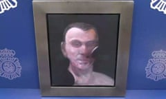 Oil painting of José Capelo by Francis Bacon