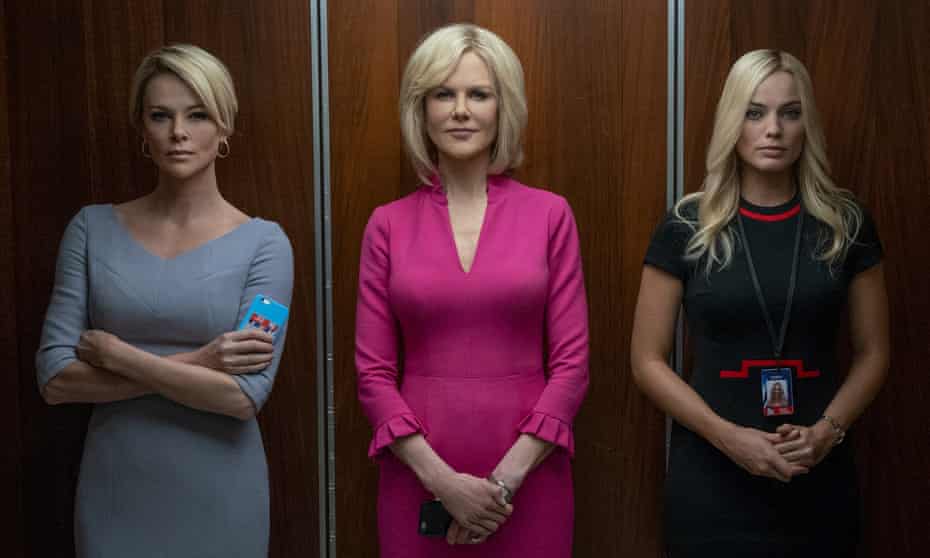 Charlize Theron, Nicole Kidman and Margot Robbie in Bombshell.
