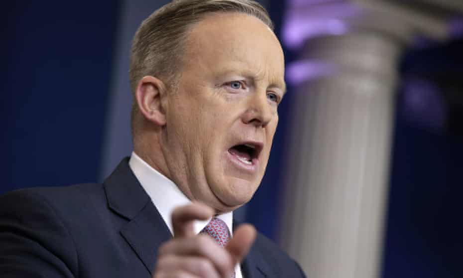 White House press secretary Sean Spicer accused the press of misrepresenting the inaugural crowd.