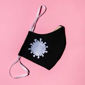A reusable cloth mask from Hey Reflect’o