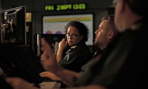 Call handlers at the emergency operations centre in Waterloo.