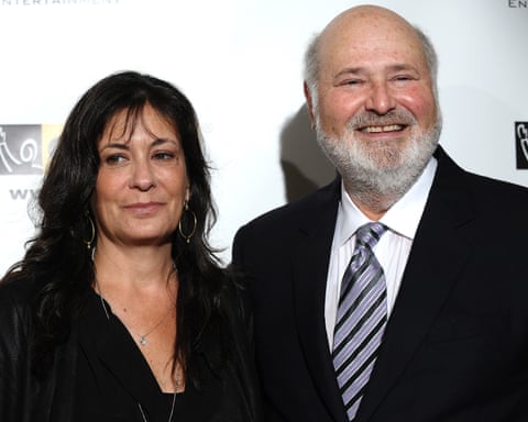 Director Rob Reiner and his wife Michele Singer Reiner smiling together