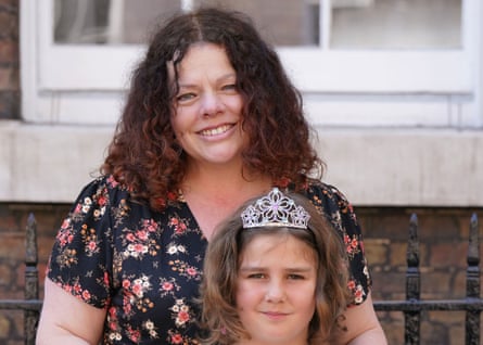 Dr Alice Good, founder of Sunflower Sisters, with her seven-year-old daughter Molly.