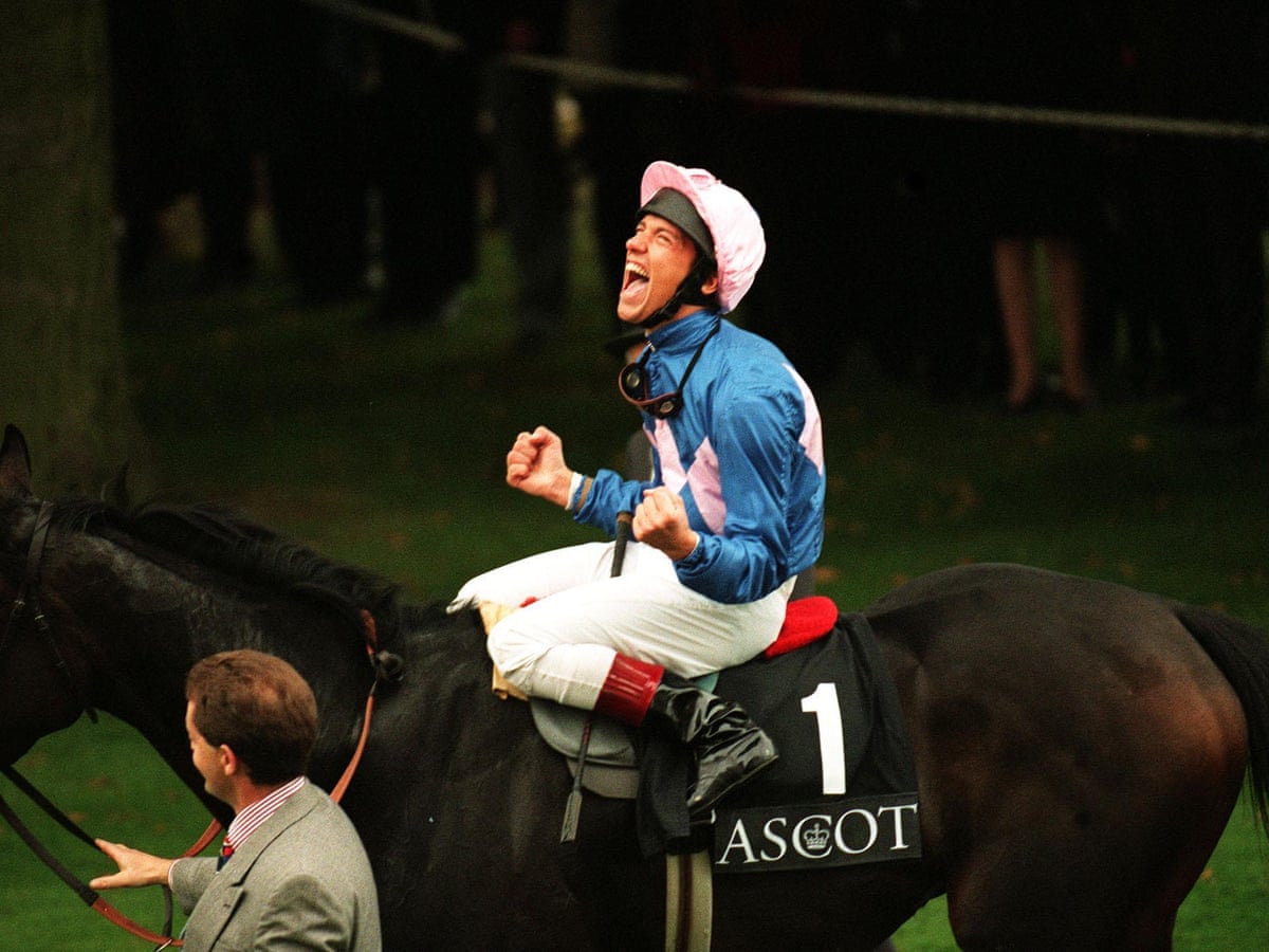 Frankie Dettori celebrates the 20th anniversary of his Ascot clean sweep | Frankie Dettori | The Guardian