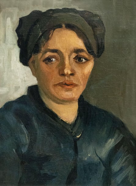 Van Gogh Head of a Peasant Woman c.1884; oil on canvas