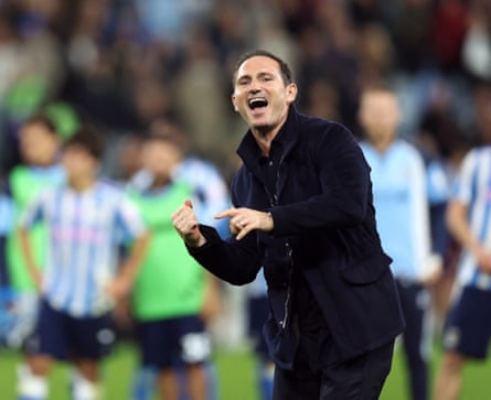 Frank Lampard is delighted by Coventry's win.