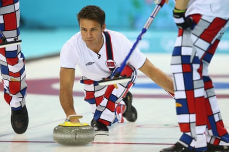 Thomas Ulsrud of Norway in action in Sochi