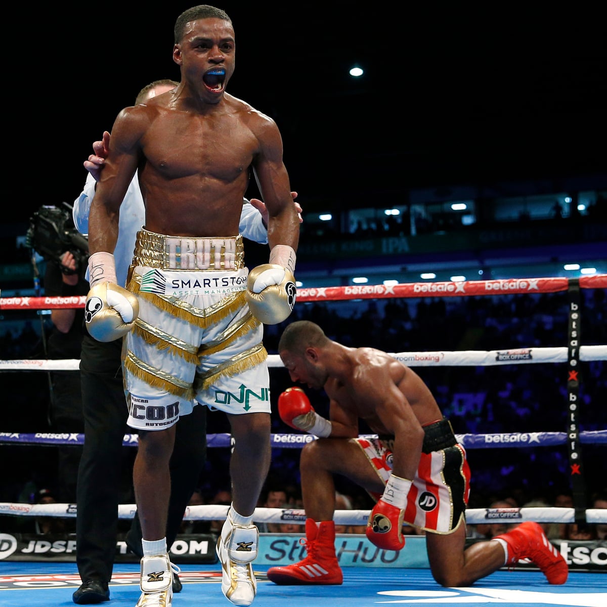 Errol Spence Stops Kell Brook To Take Ibf Welterweight Title As It Happened Sport The Guardian