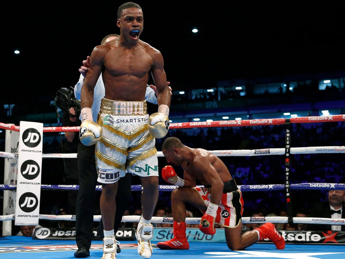 Errol Spence Stops Kell Brook To Take Ibf Welterweight Title As It Happened Sport The Guardian