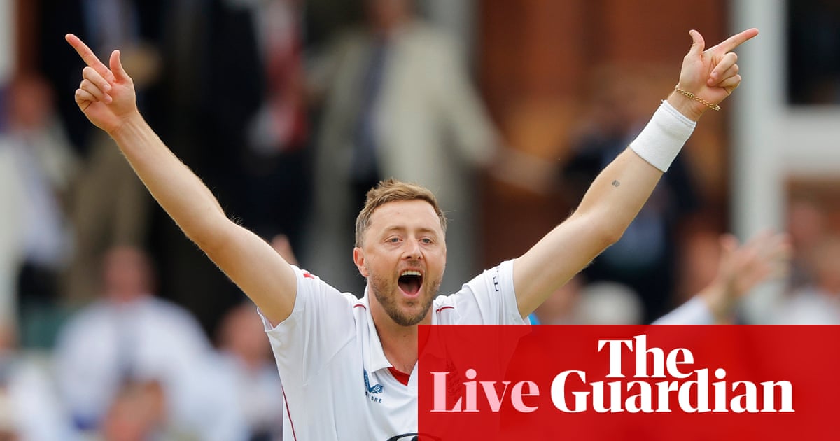England v Pakistan: second men’s cricket Test, day two – live