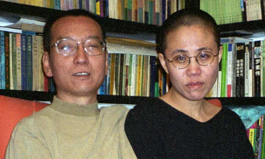 Liu Xiaobo and his wife Liu Xia in a photo taken in 2002.