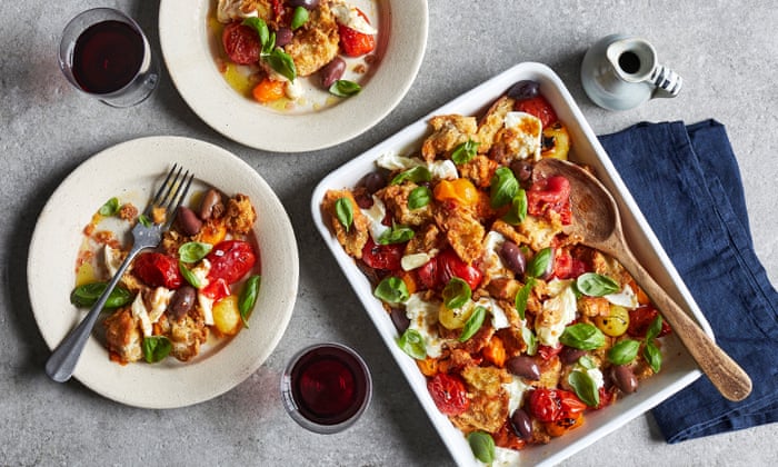 Roasting-tin panzanella recipe