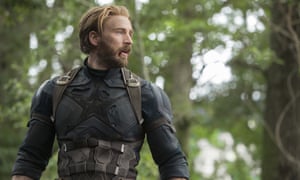 Chris Evans in Avengers: Infinity War.
