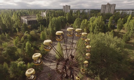 Pripyat, in the Chernobyl Exclusion Zone. Persistently high levels of radiation make the area uninhabitable for thousands of years.
