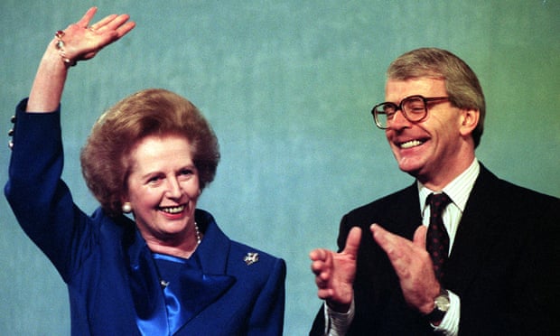 Thatcher  John Major  1991 Conservative party conference.