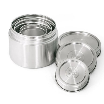 Elephant Box Stainless Steel Leakproof Canister Trio