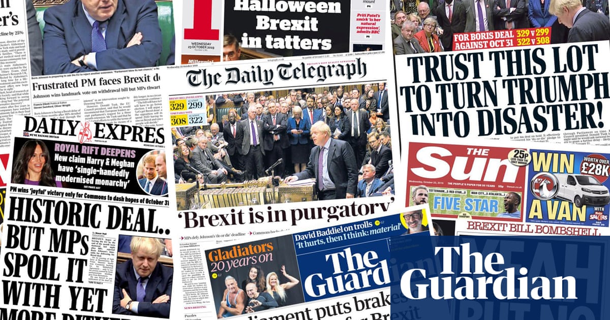 Yeah but no but: how the papers covered MPs refusal to rush through Brexit deal