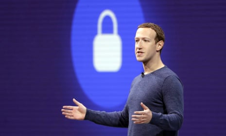 Facebook's CEO Mark Zuckerberg addresses a conference in California