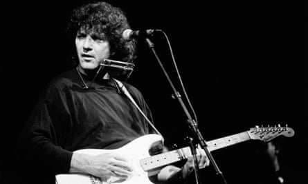 Tony Joe White performing in Amsterdam in 1991. He became more popular in Europe than in his native US.