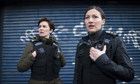 Vicky McClure and Kelly Macdonald in the BBC police drama Line of Duty