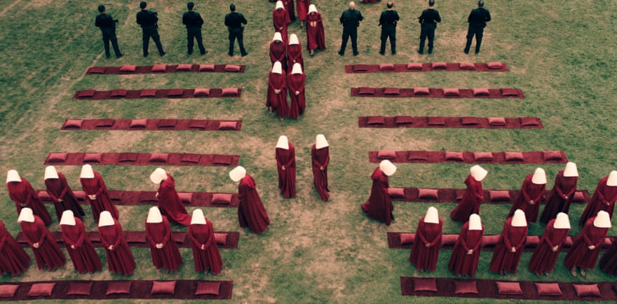 Theocratic state … in The ­Handmaid’s Tale, a Christian sect call the Sons of Jacob take over.