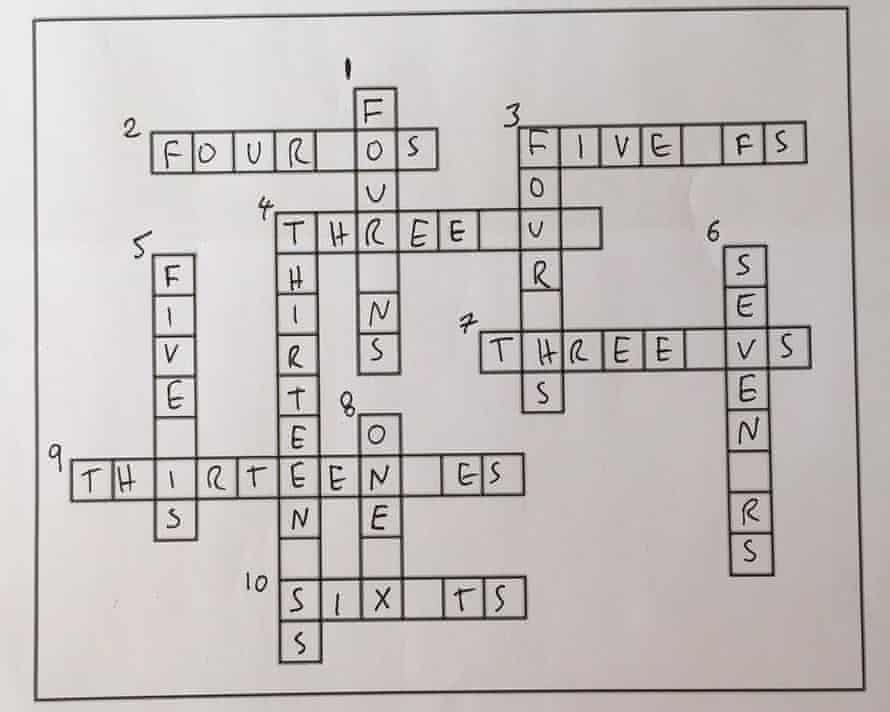 Did You Solve It The Crossword That Counts Itself Mathematics The Guardian Did You Solve It The Crossword That Counts Itself Mathematics The Guardian