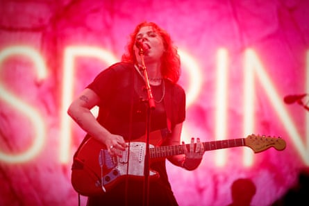 Sprints play Woodsies Stage at Glastonbury