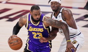 Lebron S Triple Double Powers La Lakers Over Nuggets Into Nba Finals Sport The Guardian