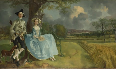 Gainsborough’s early masterpiece … Mr and Mrs Andrews.